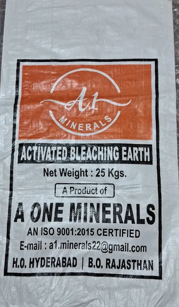 A1 Minerals Activated Bleaching Earth Product Bag